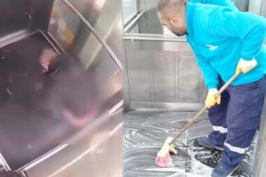 Kocaeli’de mide bulandıran olay! Asansöre tuvaletini yaptı