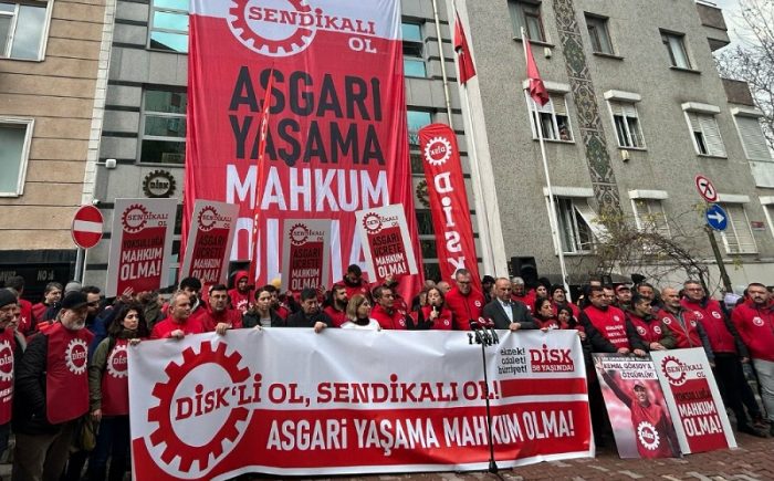 DİSK’in kuruluşunun 58’inci yılı… Çerkezoğlu: “Bu ekonomi programı ve bunun sahibi siyasi iktidar hemen değişmelidir”