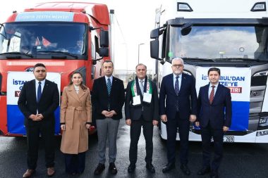 İBB’nin ikinci yardım TIR’ı da Gazze’ye doğru yola çıktı