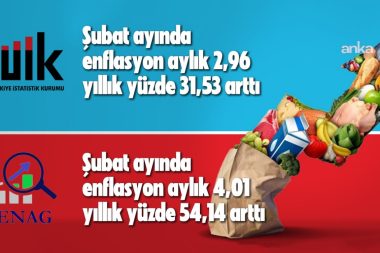 TÜİK, şubat ayı enflasyonunu açıkladı: En yüksek artış konut grubunda oldu